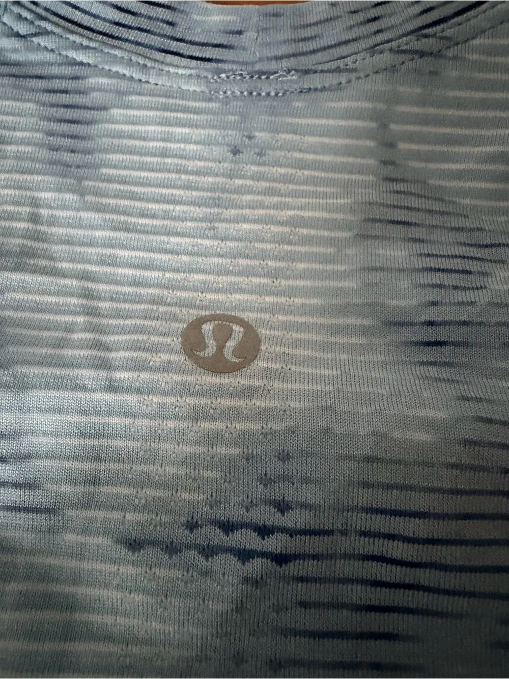 Lululemon Blue Tie-Dye Short Sleeve women’s Top